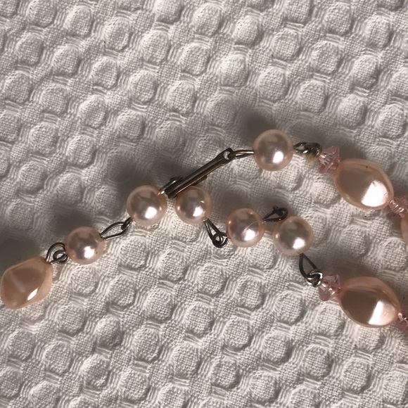 Vintage pearl and crystal beaded necklace 1950’s - Picture 4 of 4